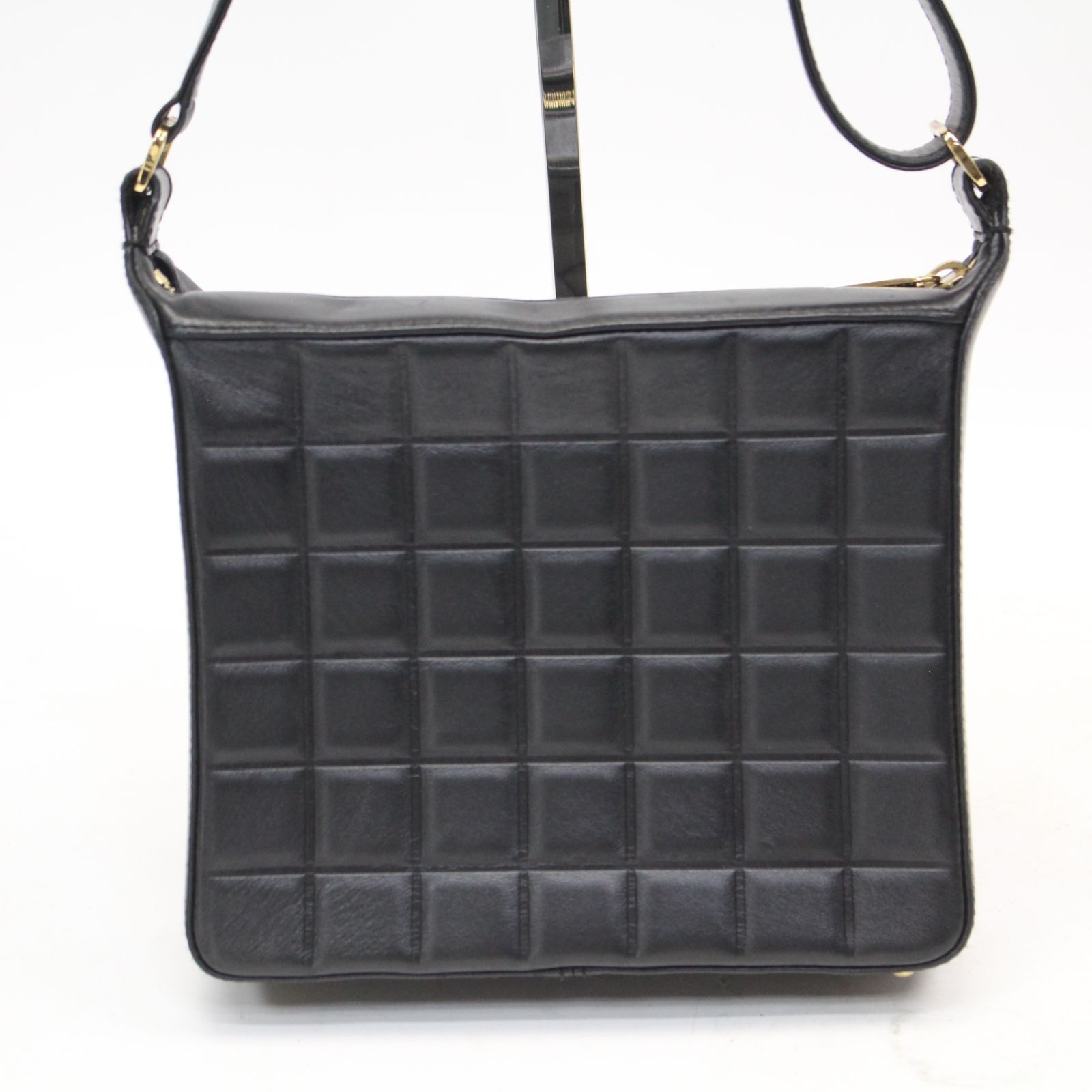 356)【美品】CHANEL シャネル チョコバー ココマーク ラムスキン ワン 