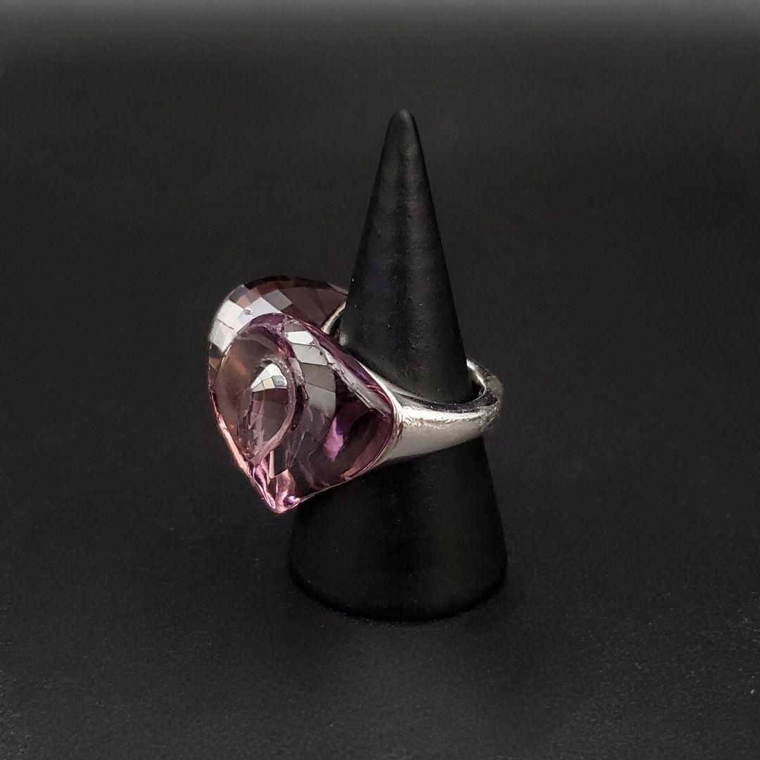 ▽美品▽スワロフスキー Swarovski リング 指輪 55 約14号 クリスタル 