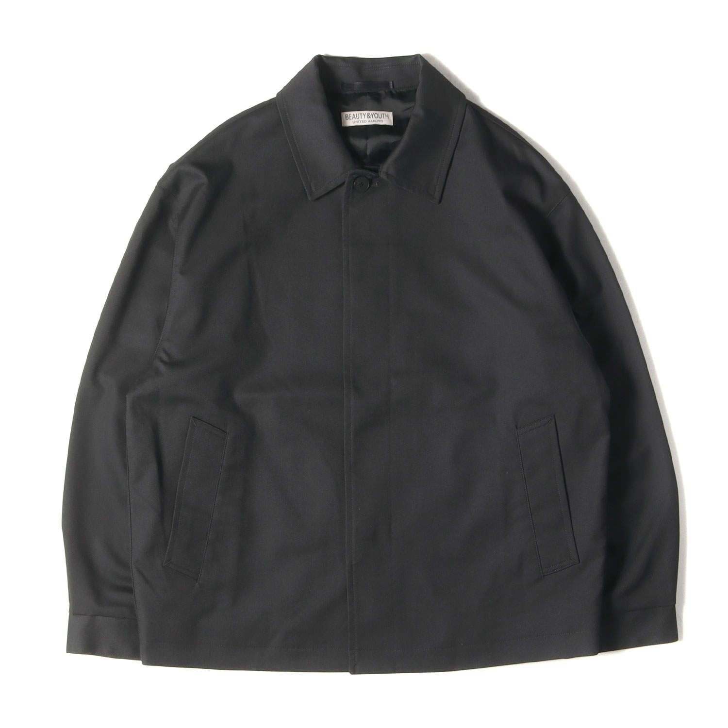 UNITED ARROWS ユナイテッドアローズ 24AW ニアカラー バルカラーブルゾン (1225-186-0169) / BEAUTYu0026YOUTH ブラックL