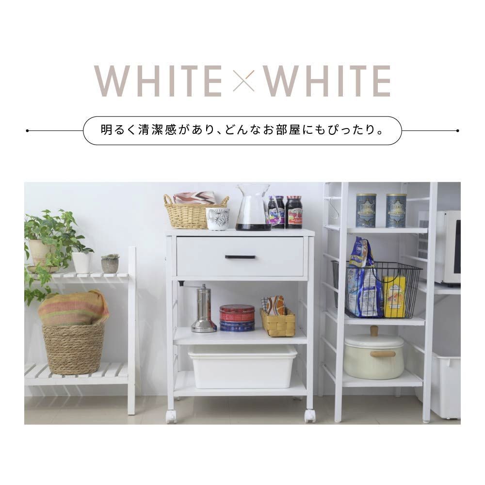 キッチンワゴン キャスター付き