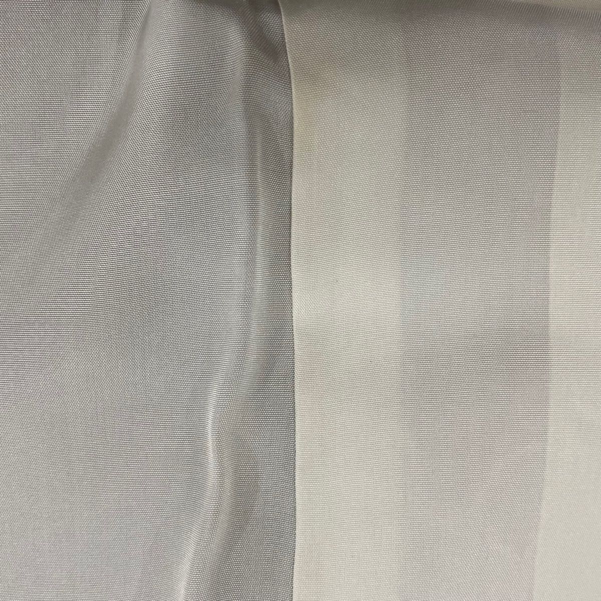 平和屋着物▽上質な紬 単衣 100亀甲 エ霞短冊笹竹文