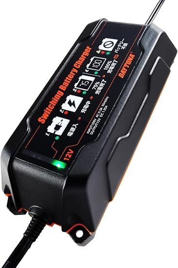 デイトナ バイク用 スイッチングバッテリーチャージャー 12V 微弱充電
