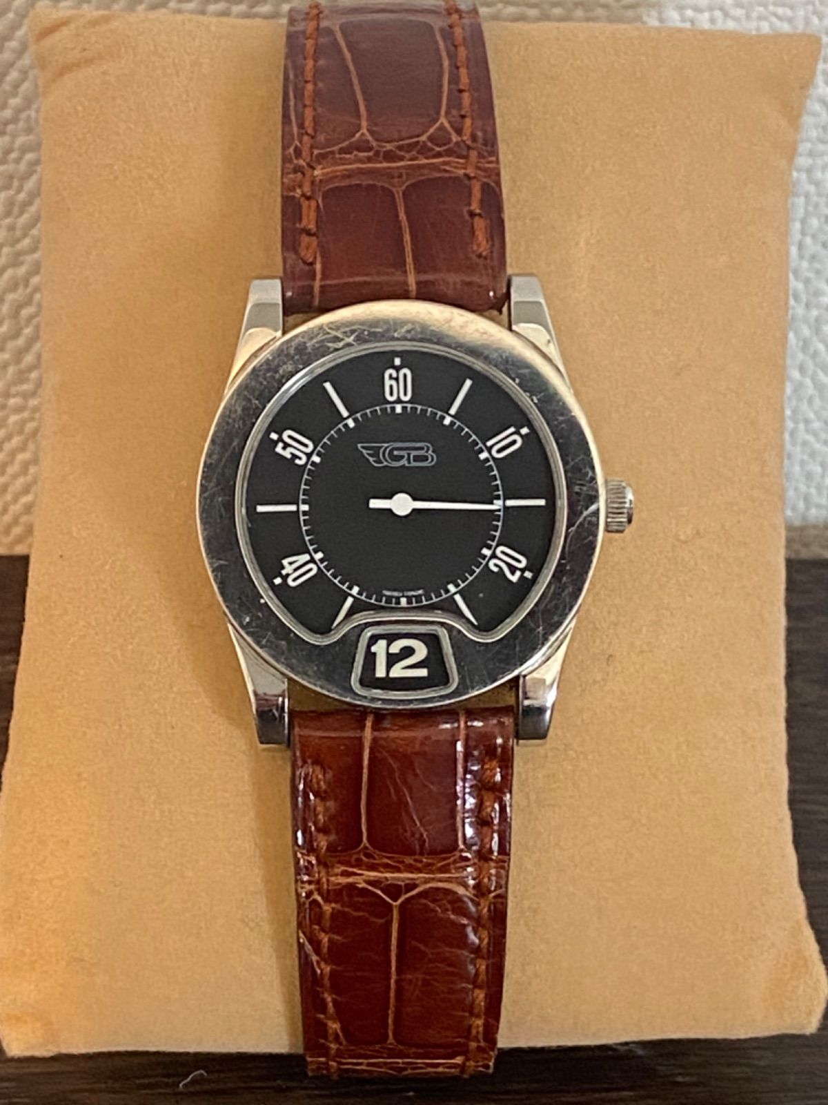 稼働品 GIANNI BULGARI ジャンニブルガリ ジャンピングアワー クオーツ