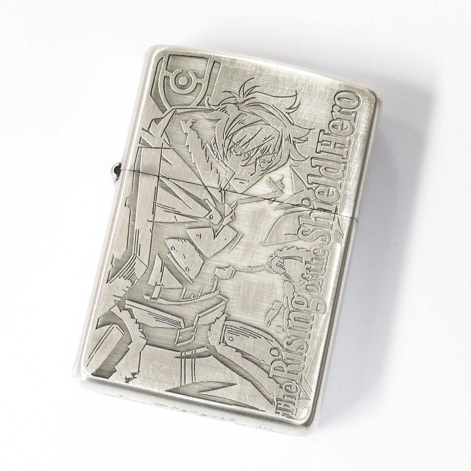 Zippo ジッポーライター 盾の勇者の成り上がり A柄 岩谷尚文 シルバー 銀