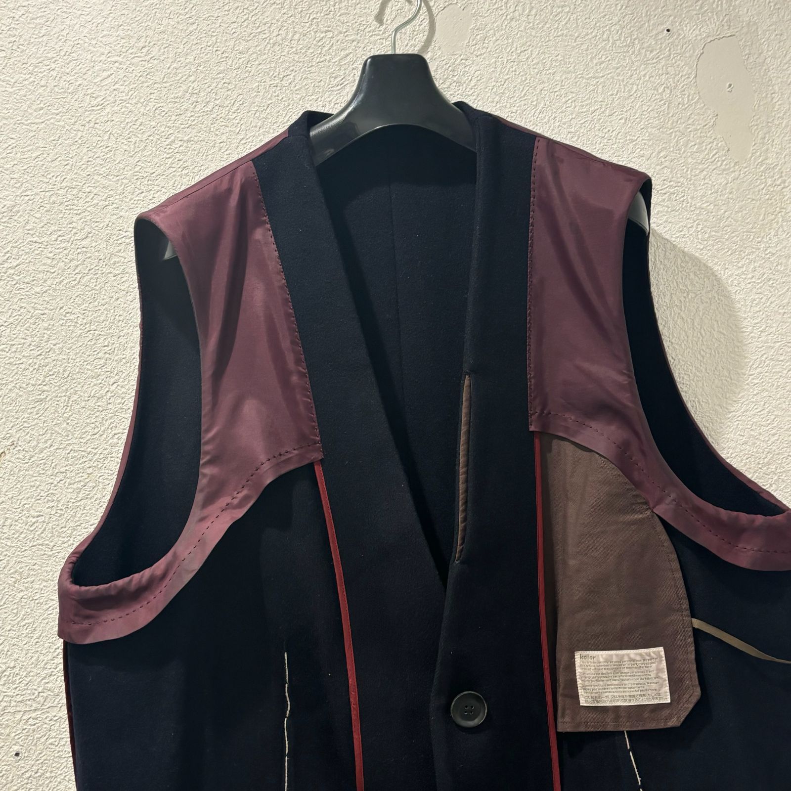 kolor 23aw インサイドアウトベスト 【公式通販】
