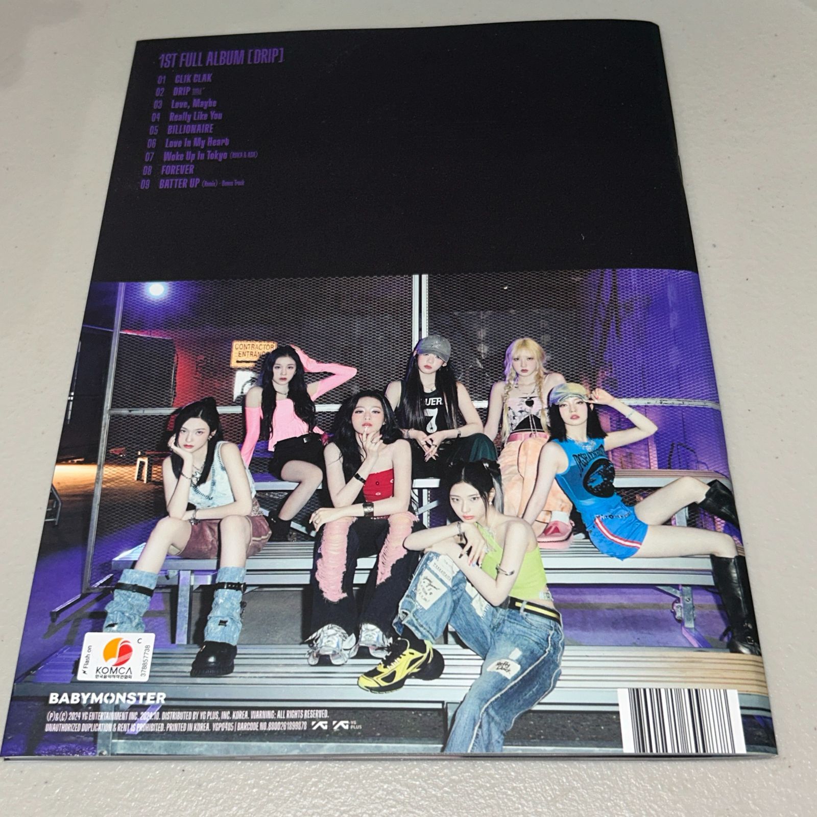 BABYMONSTER 直筆サイン「DRIP」ZIP LOCK ver. - メルカリ