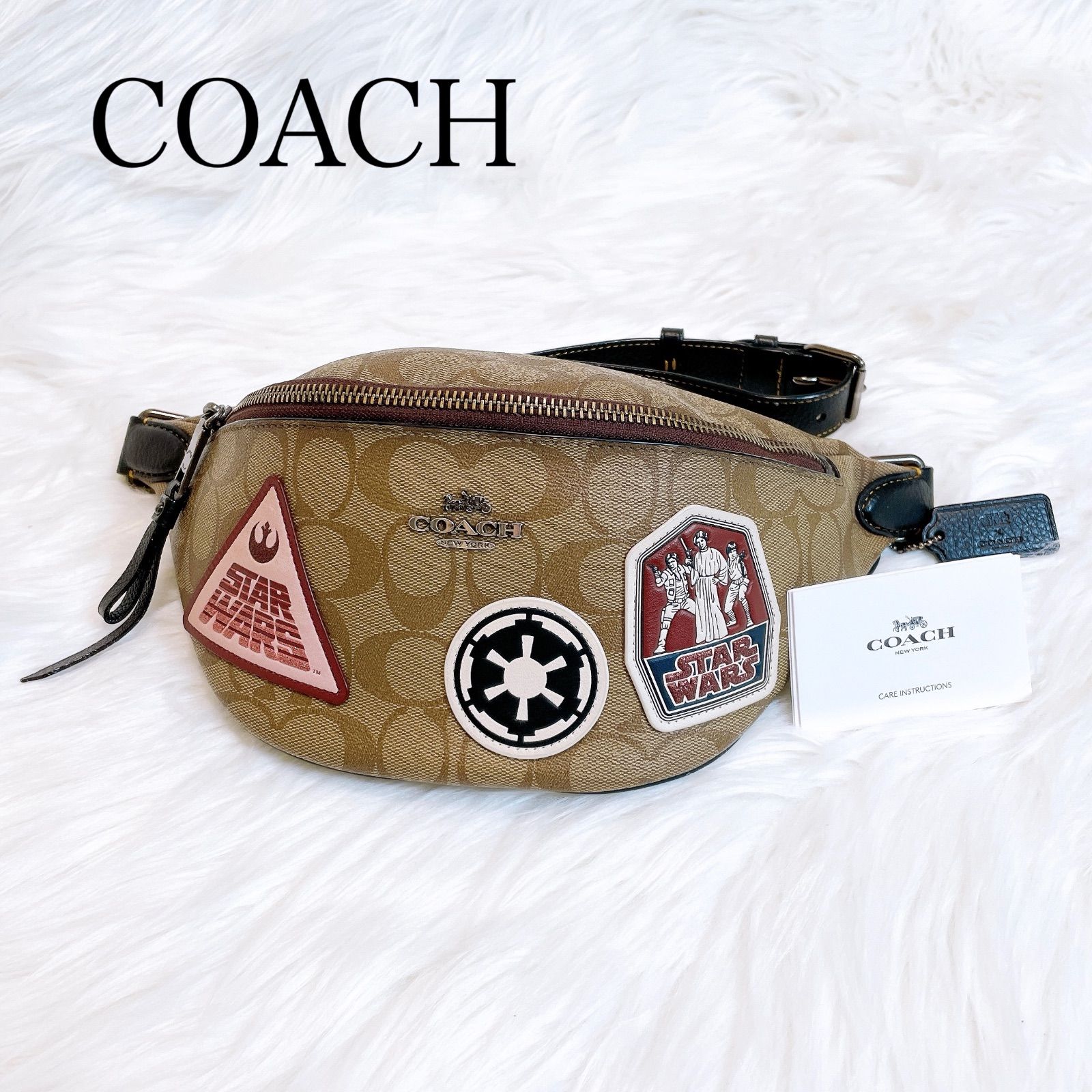 coach コーチ Star Wars ボディバッグ ウエストポーチ　美品 限定品 極美品 コーチ スターウォーズ コラボ ウエストポーチ