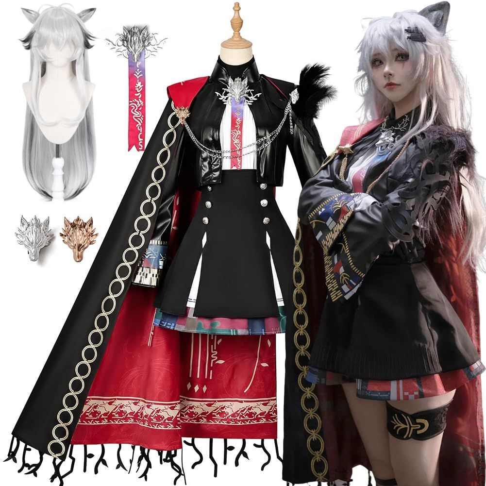 Sieberg アークナイツ ラップランド コスプレ衣装 ウィッグ付き 異格 荒廃ラップランド コスチューム 全セット ハロウィーン クリスマス ハロウィン