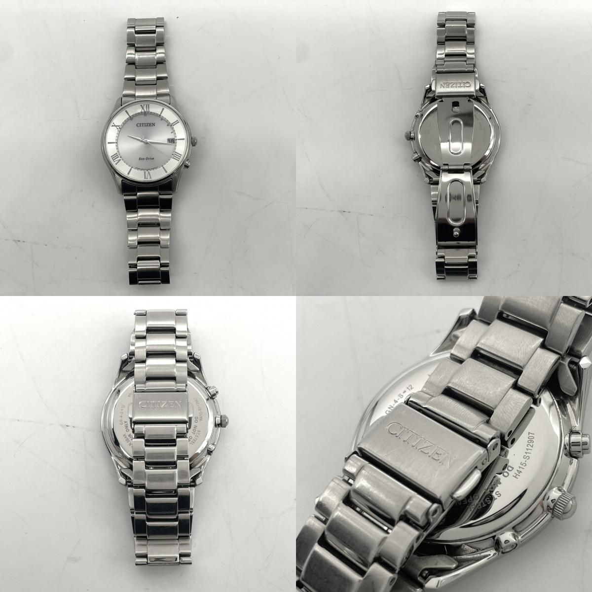 シチズン 腕時計 H415-S112907 ソーラー ブラック メンズ CITIZEN