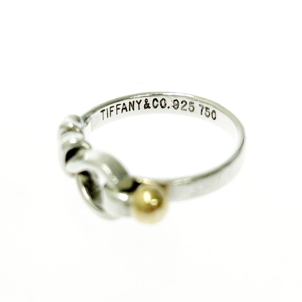 中古】TIFFANY&Co. ティファニー シルバー ゴールド フック&アイ