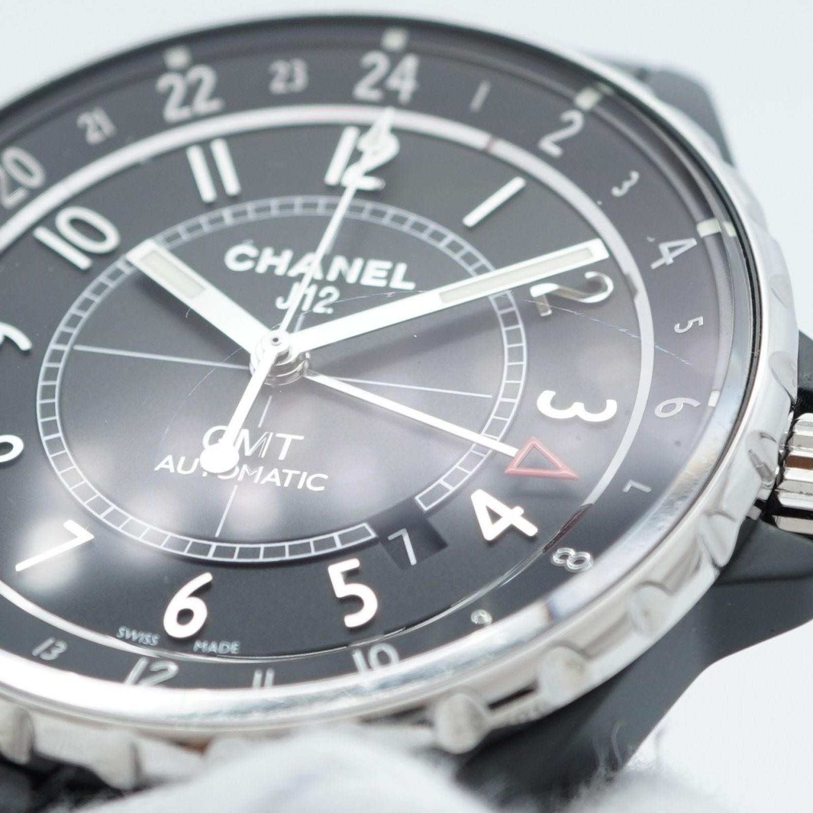 黒文字盤腕時計 メンズ