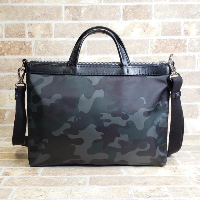 ハンティングワールド カモフラージュ コンビ 2WAY ショルダーバッグ