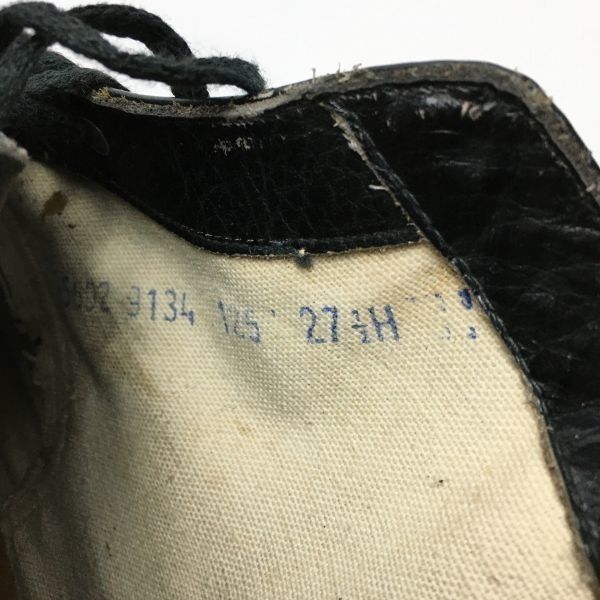 欧州70年代以前? Vintage 品 ショート丈ミリタリーブーツ チャッカ  