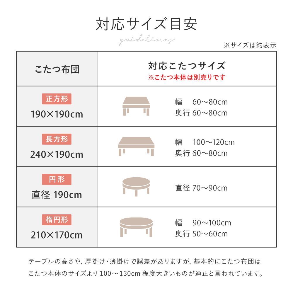 ポコポコラビットファー こたつ布団