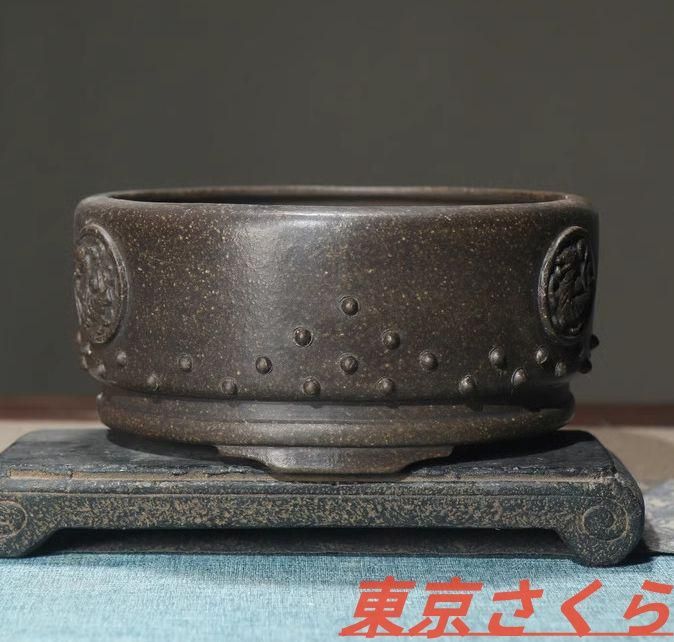 紫砂の鉢 盆栽鉢 植木鉢 小品盆栽鉢 大品盆栽鉢 台湾紫砂の