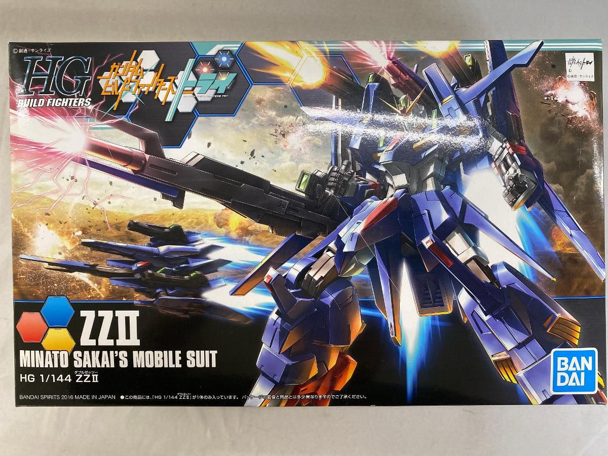 HGBF ガンダムビルドファイターズトライ ZZII ダブルゼッツ― 1|144スケール 色分け済みプラモデル