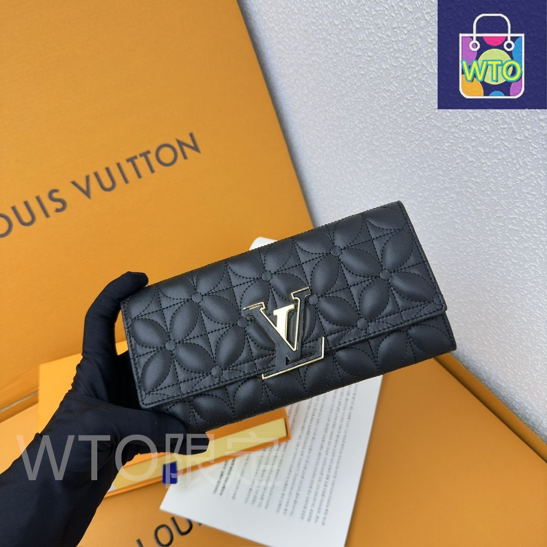 今日 M11417 Nano No ウォレット モノグラム刺繍 ブラック コンパクトで実用的なデザイン -WT0輸入