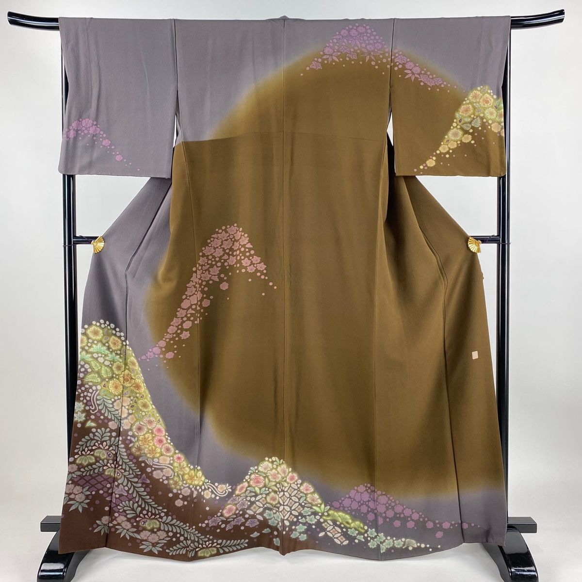 正絹 訪問着 友禅 紗綾形地紋 暈し染め 家屋 御所車 四季草花 164cm 2025年最新】Yahoo!オークション -紗訪問着の中古品・新品・未