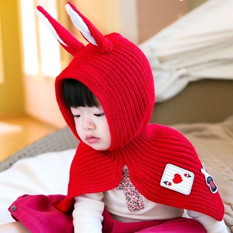 ミキハウス フリースマント(70-90cm) ミキハウス ポンチョコート赤 70