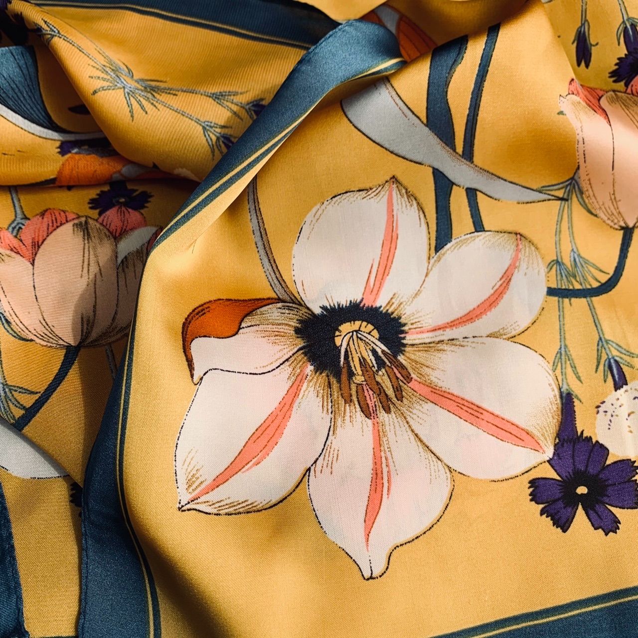 ストール 大判 レディース スカーフ ショール マフラー 花柄 UV