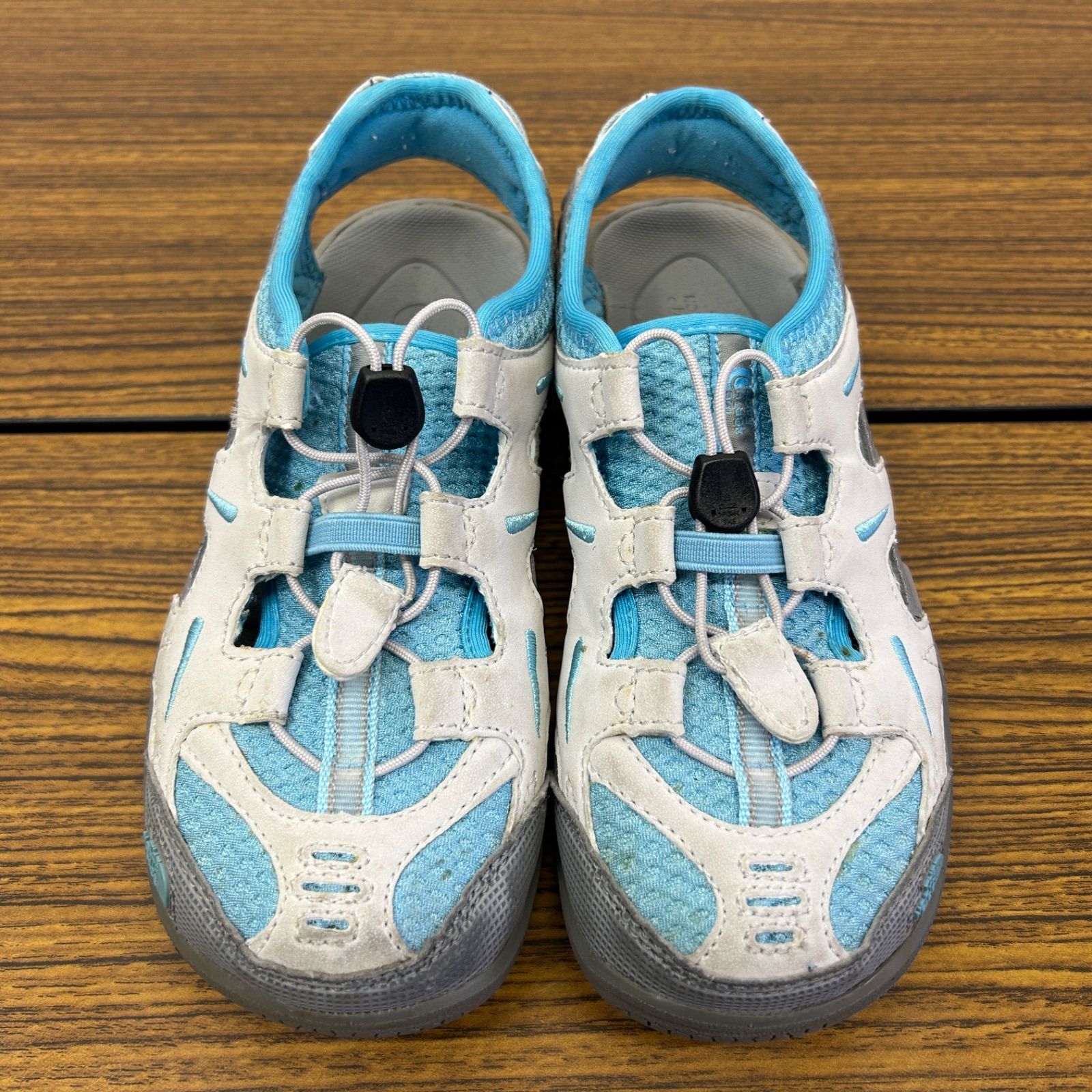 美品】THE NORTH FACE ノースフェイス 水陸両用 サンダル 靴 キッズ 