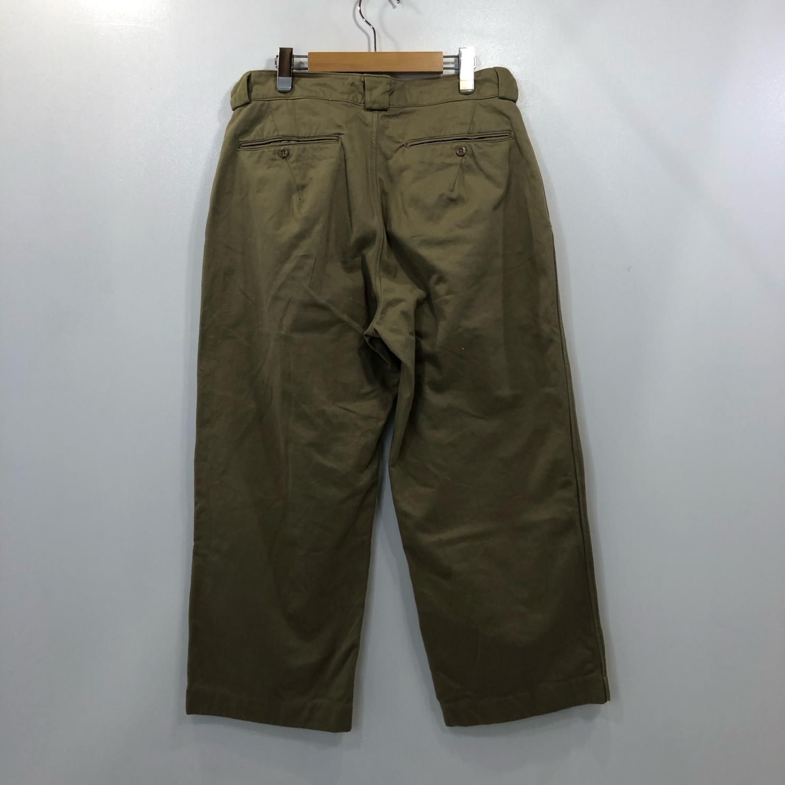 衣料 ミリタリーイリョウ チノパンツ M 52 前期 フランス軍 50 s ベージュ 107