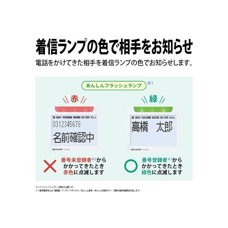 シャープ 電話機 コードレス 子機1台付き 詐欺対策機能 見守り機能搭載 JD-AT91CL ホワイト - メルカリ