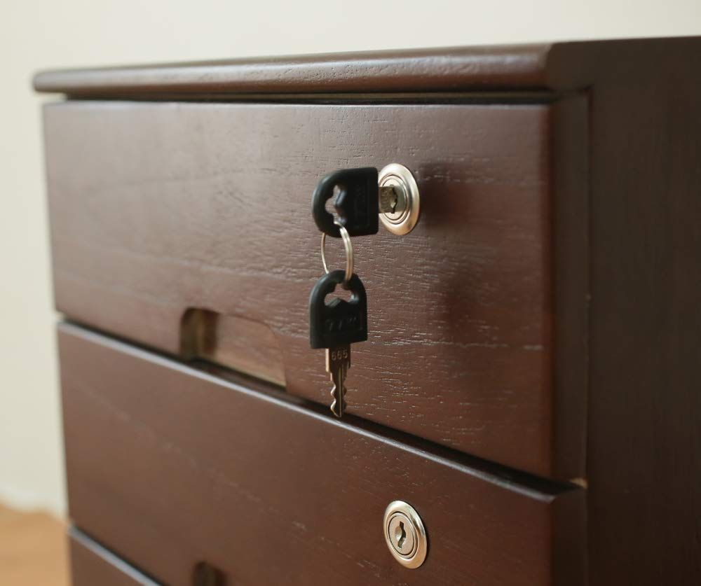 新着商品 全段鍵付き 5段 ブラウン TIK-265BR チェスト オスマック MARWIL-DEMENAGEMENTS_CH