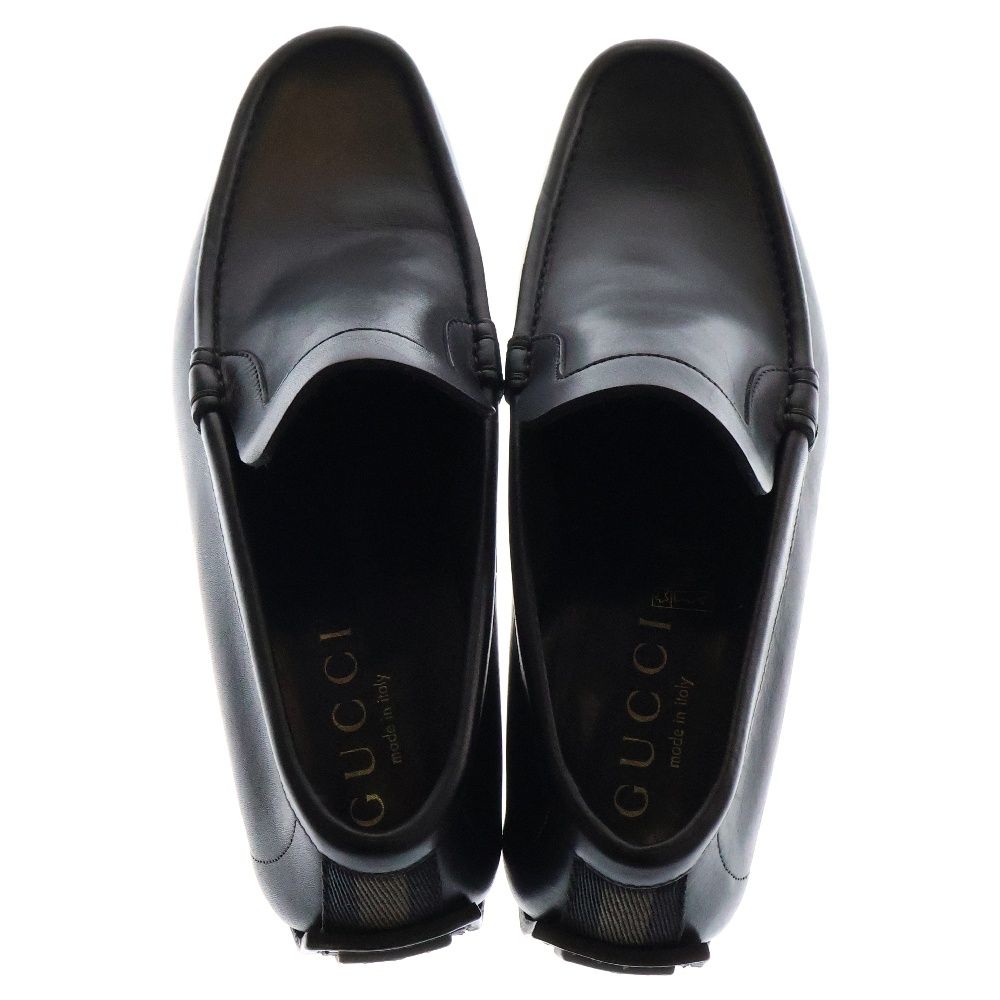GUCCI モカシン ネロ GUCCI (グッチ) モカシン ネロ シェリーライン レザー