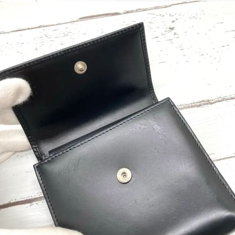 外観美品❣️Cartier カルティエ パンテール三つ折り財布ウォレットブラック 外観美品❣️Cartier カルティエ パンテール三つ折り財布