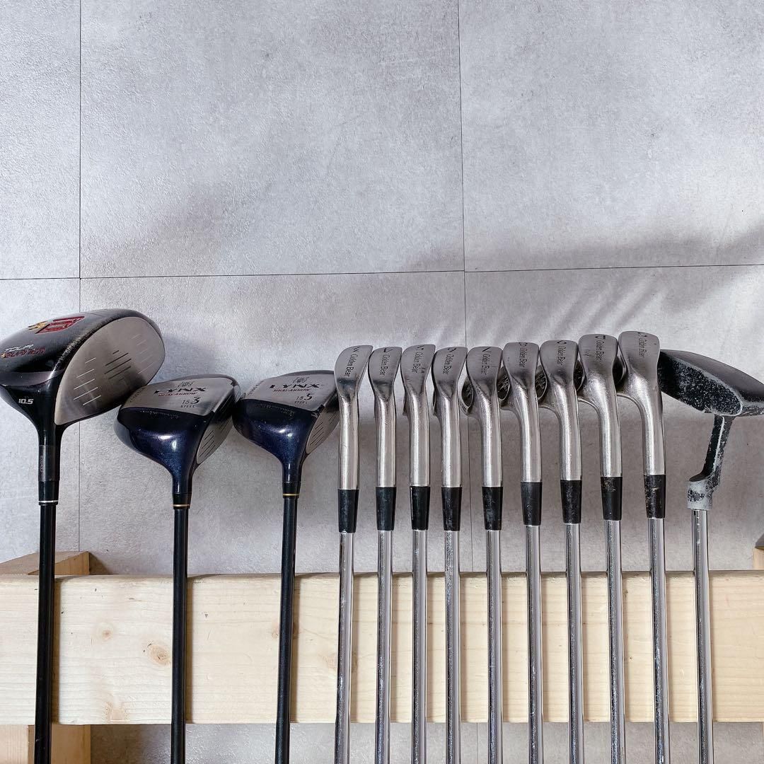 X626 テーラーメイド 他 メンズ ゴルフ セット 14点 クラブ13本