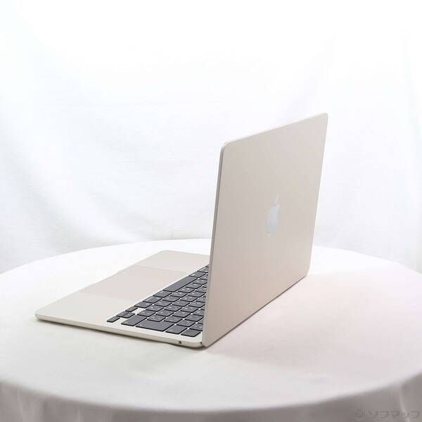 〔 品〕 MacBook Air 13.6-inch Mid-2025 MLY13J A Apple M2 8コアCPU_8コアGPU 8GB SSD256GB スターライト 〔14.7 Sonoma〕 258