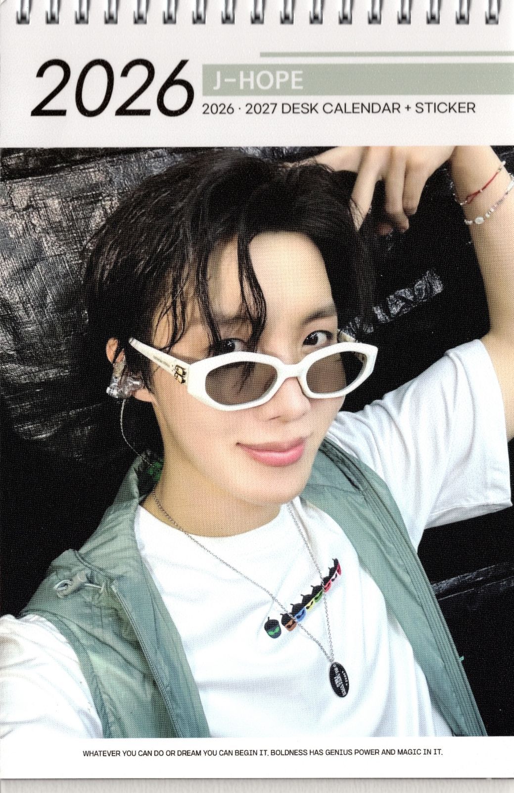 BTS J-HOPE ジェイホープ ホソク グッズ 卓上 カレンダー (写真集