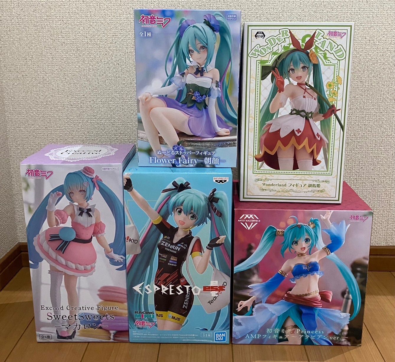 初音ミク プライズ フィギュア まとめ売り 5個 セット - ドリーム