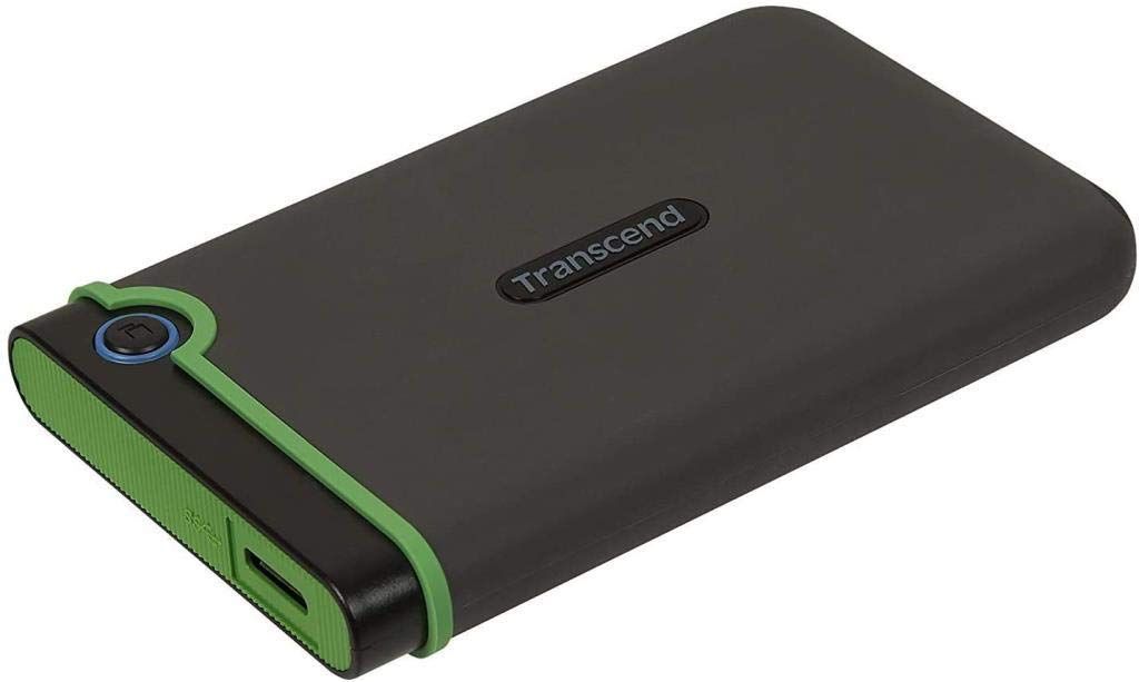 Transcend ポータブルHDD 2TB 【PS5/PS4 メーカー動作確認済】 耐衝撃 USB3.1 Gen1 3年保証 TS2TSJ25M3G(ミリタリーG) [2) 2TB]