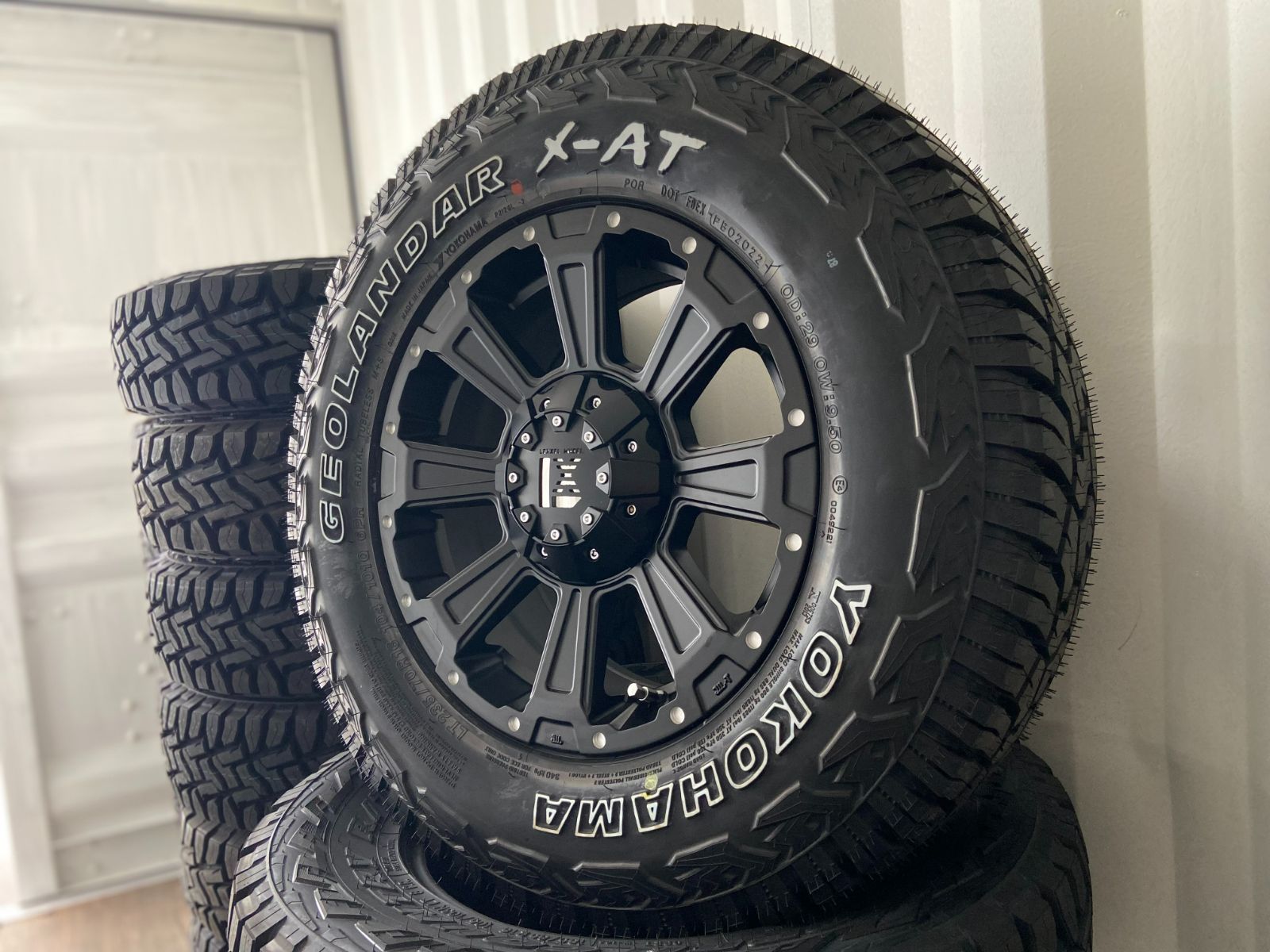 ヨコハマ ジオランダー X-AT 235/70R16 DeathRock RAV4 デリカD5 エクストレイル アウトランダー アルファード タイヤホイール 16インチ