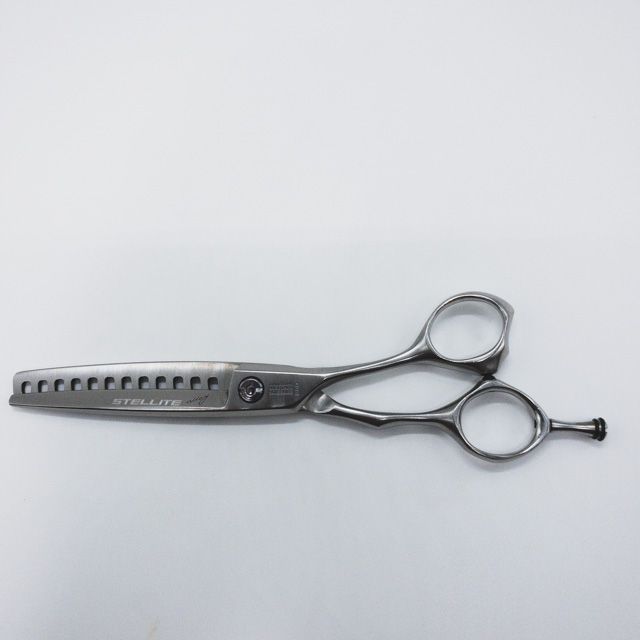 ミズタニシザーズ ミズタニシザーMIZUTANI SCISSORS】STELLITE alloy 230ステライトアロイ オフセット シザー セニング  美容ハサミ すきばさみ 美容師 理容師 約25～30% 右利き 6.1インチ 中古 sc871 - メルカリ