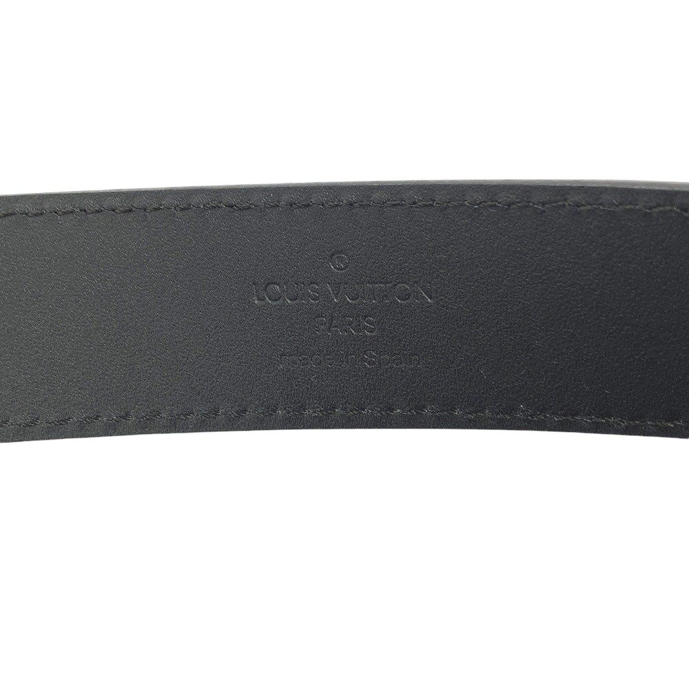 □新同□ ルイヴィトン サンチュール ベルト メンズ エピ ノワール  
