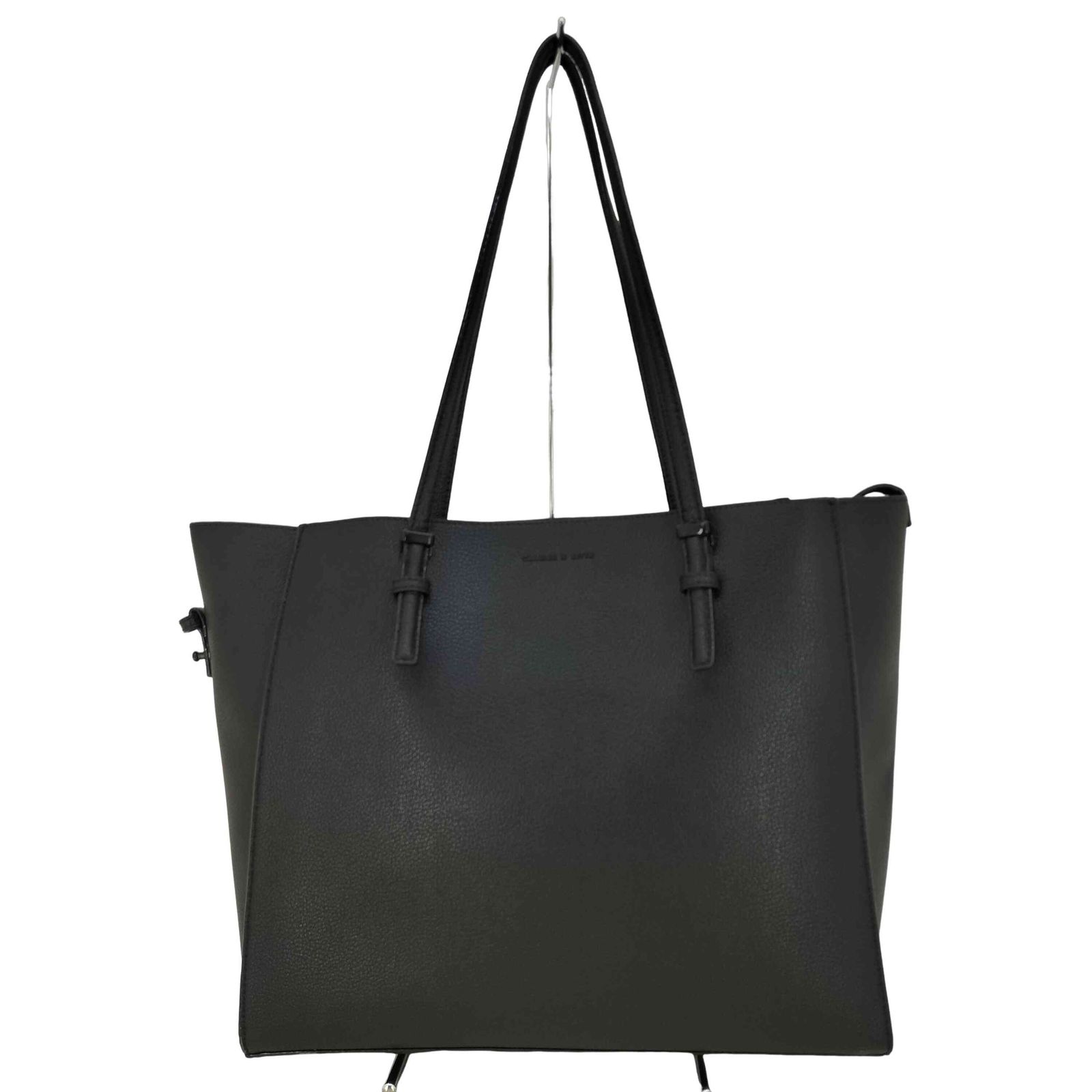 CHARLES&KEITH クラシックダブルハンドルトートバッグ ブラック A4