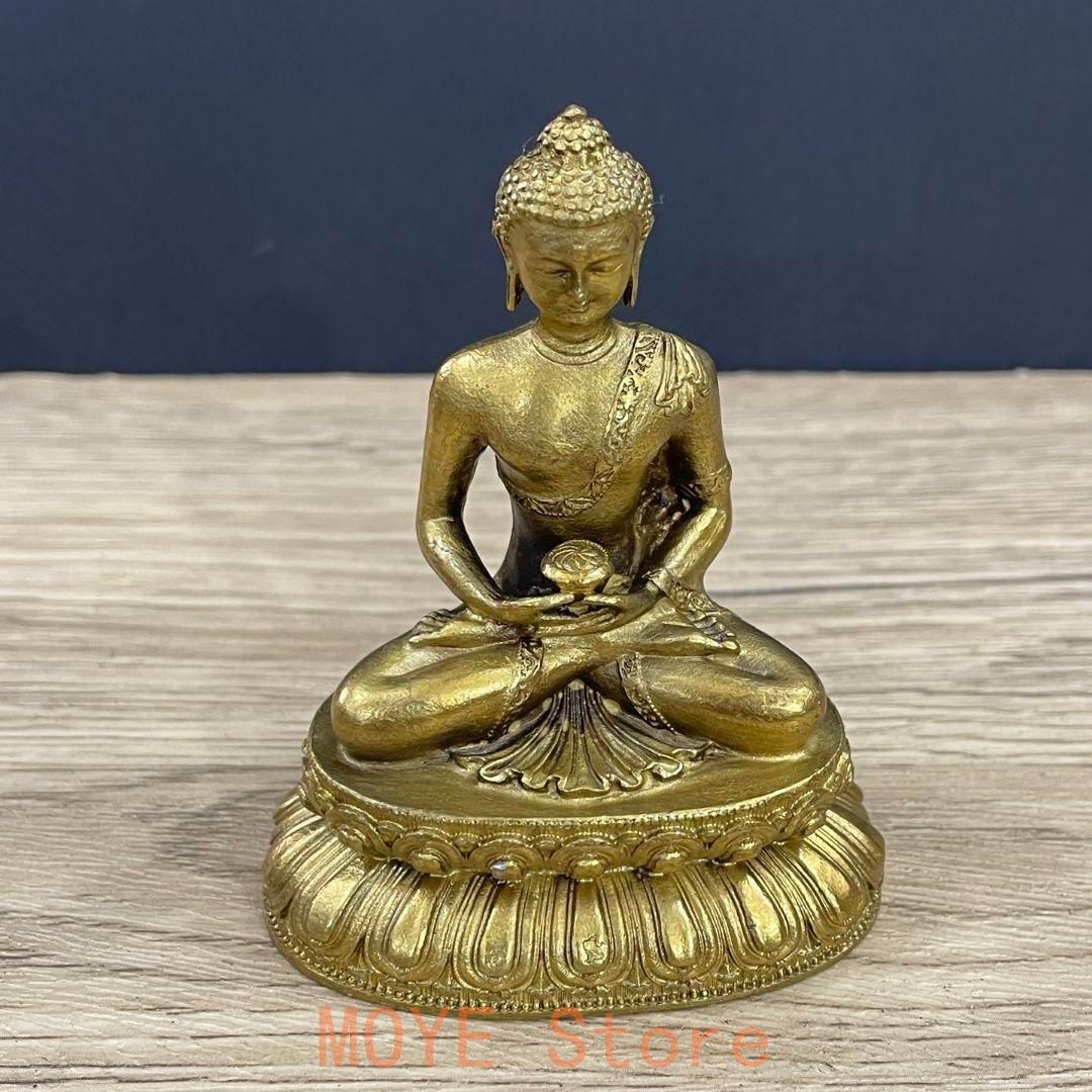 仏教美術 仏像 三宝仏 銅製 仏像 彫刻 置物 開運 風水 工芸品