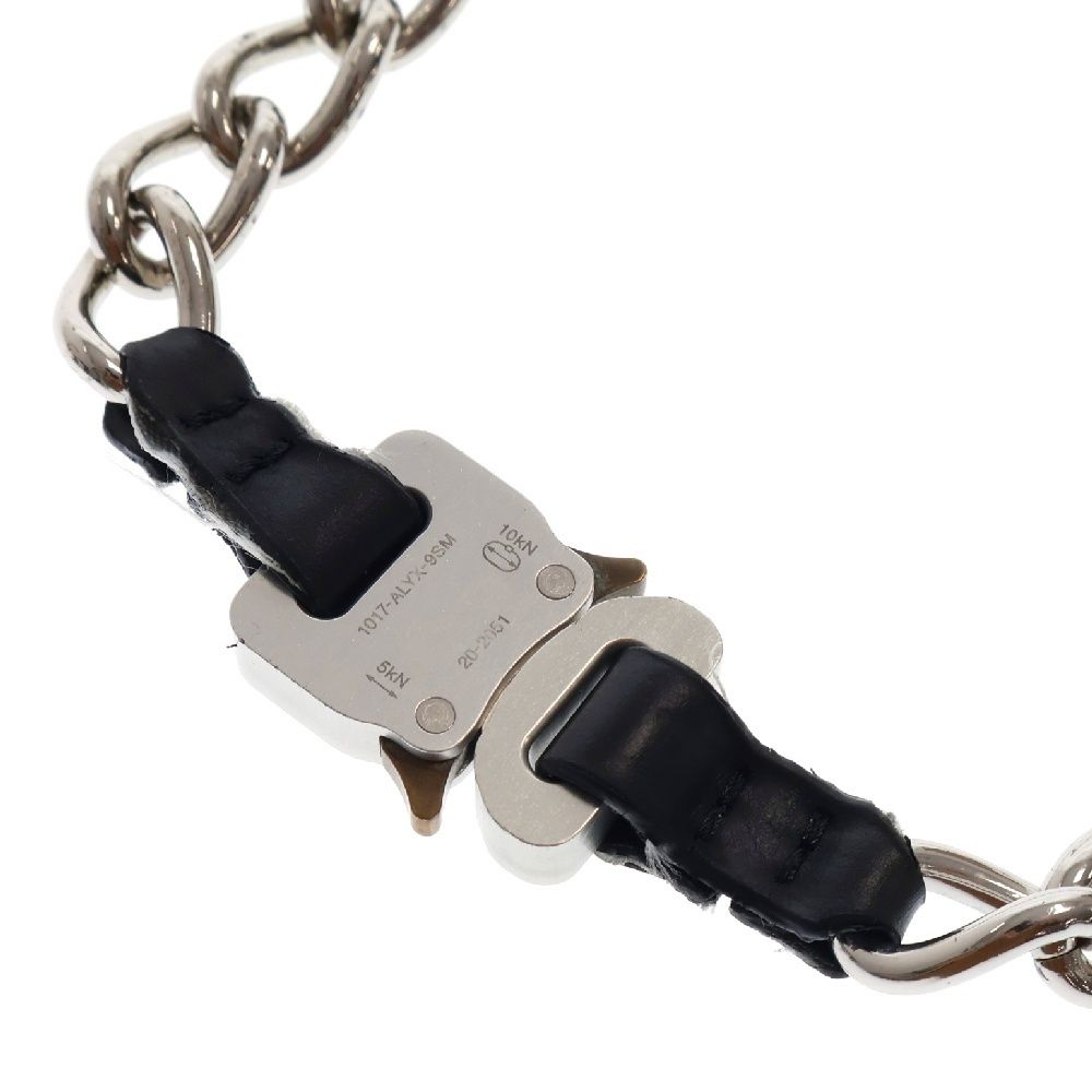 1017 ALYX 9SM (アリクス) CHAIN NECKLACE W LEATHER DETAILS ローラー  