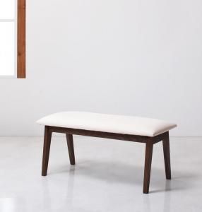 北欧モダンデザインダイニング VILLON ヴィヨン 【ベンチ 2P】 幅100×奥行40×高さ45cm シンメトリー 洗練された 端正 シンプル 天然木の質感 シャープ お客様組立 飽きのこないフォルム 生命感