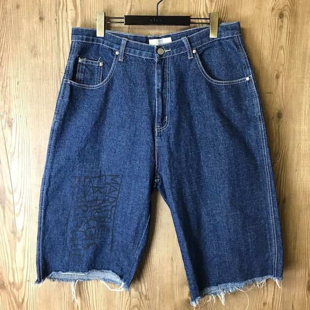 90s VINTAGE MARITHE FRANCOIS GIRBAUD マリテフランソワジルボー カットオフ デニム パンツ ジーンズ ジーパン メンズ W36 L位 90年代 古着 e24062709