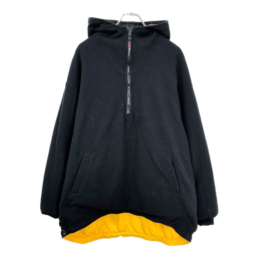90年代 STRUCTURE ストラクチャー リバーシブル アノラックパーカー イエロー(メンズ M)中古 古着 V6613 90年代 STRUCTURE ストラクチャー リバーシブル アノラックパーカー