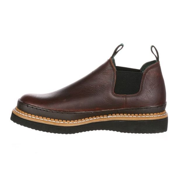ジョージアブーツ ブーツ シューズ メンズ Georgia Boots Men's Athens SuperLyte Moc-Toe Work Boots Brown ジョージアブーツ ジョージア ブーツ ワークブーツS