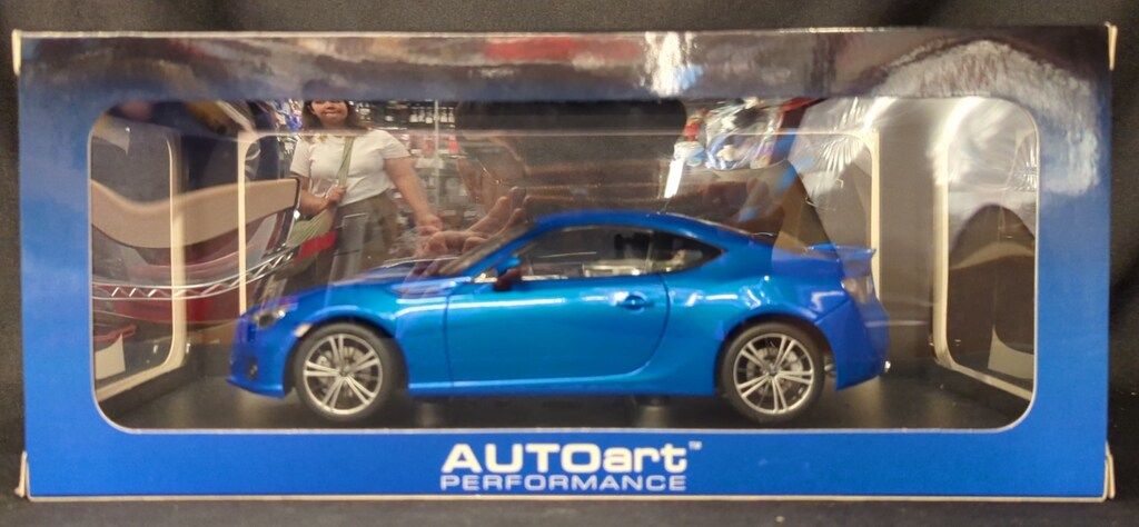 AUTOart 1|18 PERFORMANCE SUBARU BRZ WR BLUE MICA 78691