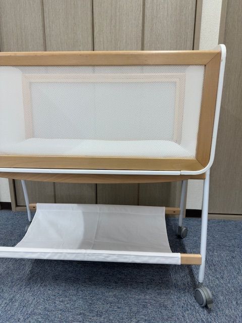 クリーニング済み 説明書付 wagon リリワゴン2 ベビーベッド マット付