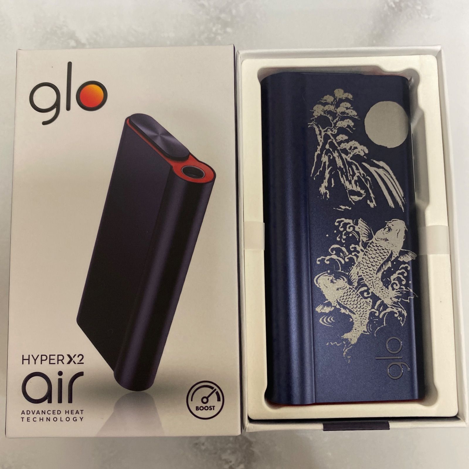 鯉 滝登り レーザー加工 glo hyper air グロー ハイパー エアー 本体