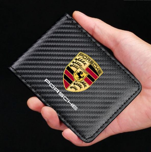 ポルシェ PORSCHE カードケース 免許証ケース カードホルダー PUレザー