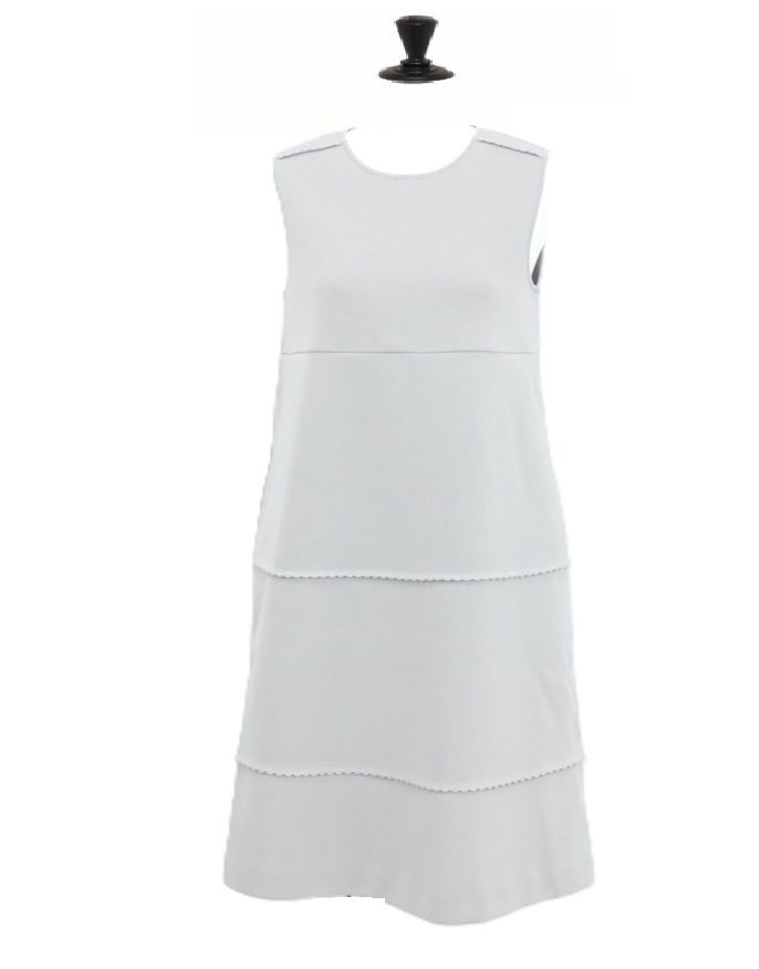 美品】FOXEY/フォクシー 39450 ニットドレス ホワイトステップ 38  